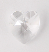 Swarovski Crystal Heart ~ 14mm ~ Crystal