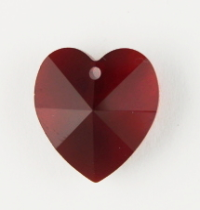 Swarovski Crystal Heart ~ 14mm ~ Siam