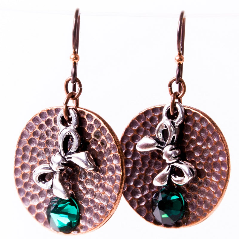 Xmas Bow Earring Kit ~ Emerald