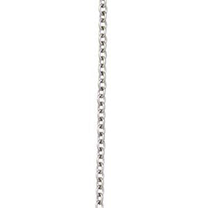 TierraCast Brass Cable Chain ~ 1,25mm ~ Antique Silver ~ Sold per inch