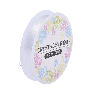 Crystal Elastic ~ 0.5mm Clear Stretch Cord ~ 20m-spool