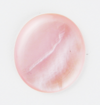 Mother of Pearl Pink Cabochon ~ 8x6mm