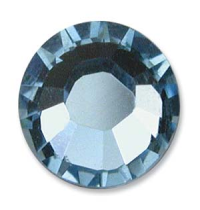 Swarovski Flat Back Crystal 2.6mm ~ 10 crystals ~  Aquamarine