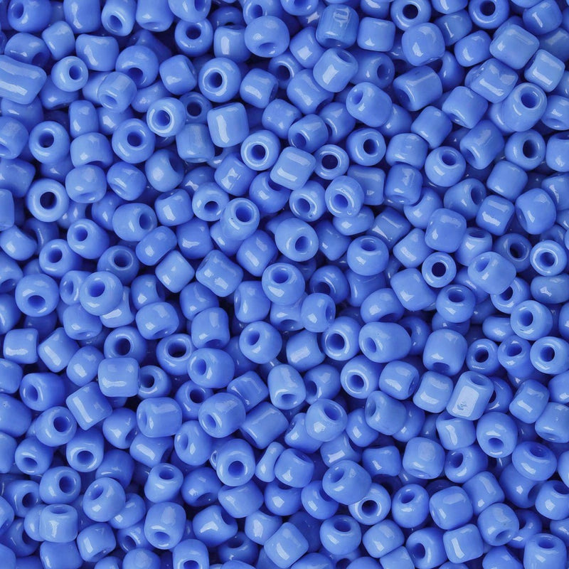 2mm Seed Beads ~ 20g ~ Opaque Cornflower Blue