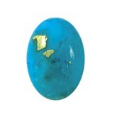 Turquoise (Natural Enhanced) Gemstone Cabochon ~ 10x8mm