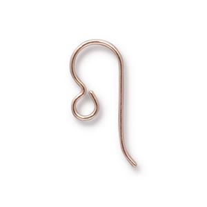 TierraCast Regular Loop Ear Wires ~ Pair ~ Rose Gold Filled