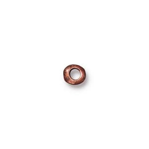 TierraCast 5mm Nugget with 2mm Inner Dimension ~ Antique copper