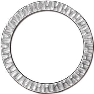 TierraCast Radiant 1 1-4" Ring Ring ~ Bright Silver Rhodium
