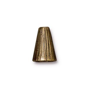 TierraCast Tall Radiant Cone ~ Brass Oxide