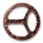 TierraCast Tribuckle for 1-2" ~ Antique Copper