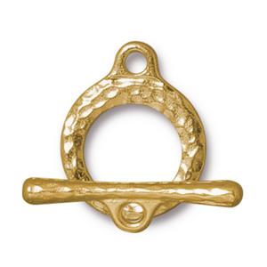 TierraCast Craftsman Toggle Clasp ~ Bright Gold