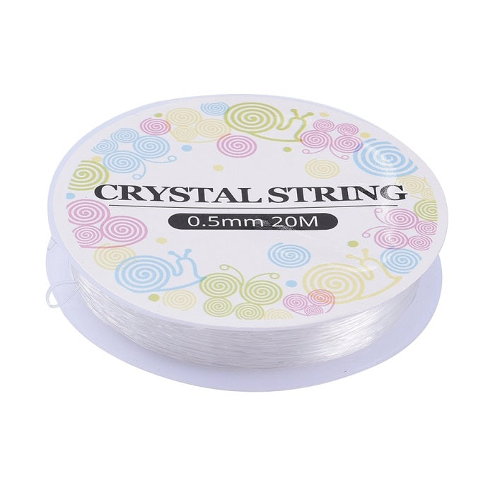 Crystal Elastic ~ 0.5mm Clear Stretch Cord ~ 20m-spool