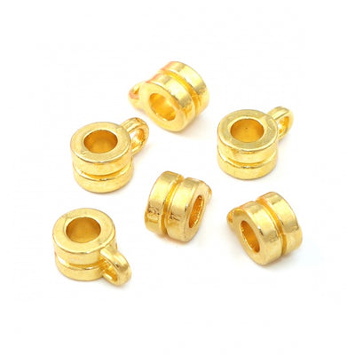 9x6mm Gold Plated Bails ~ Pack of 5