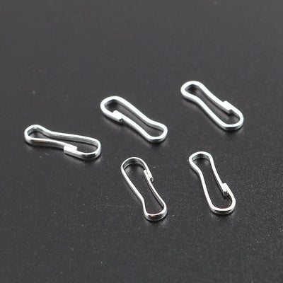 20 x Silver Plated Lanyard Snap Hooks ~ 13x4mm