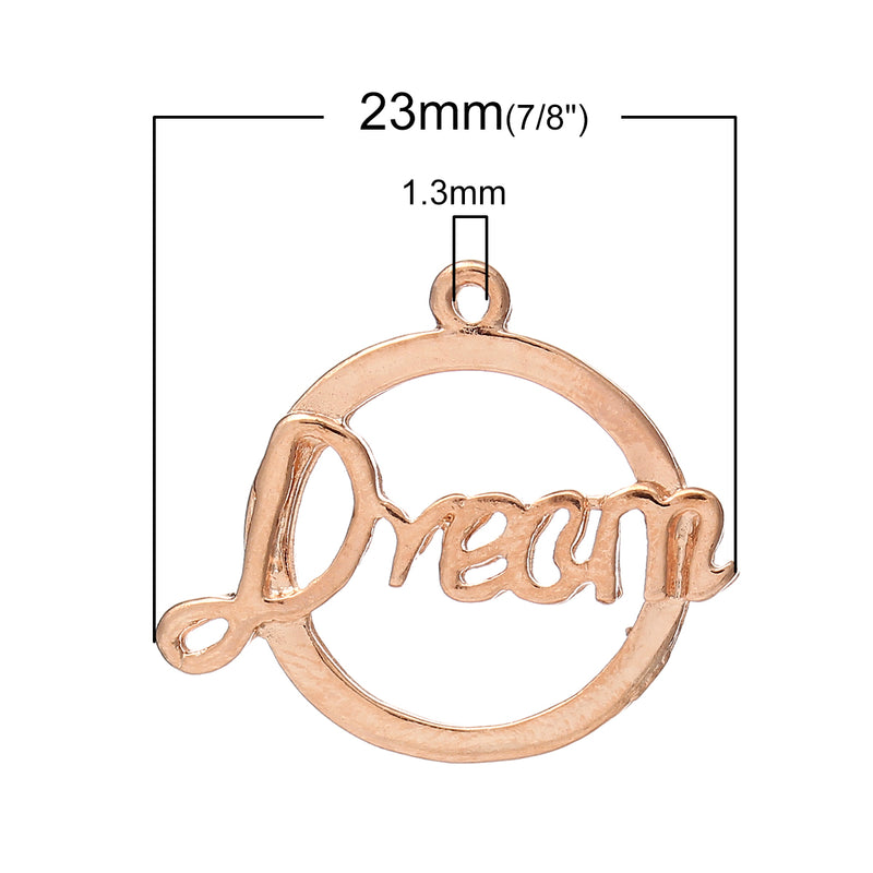 1 x Rose Gold Plated &