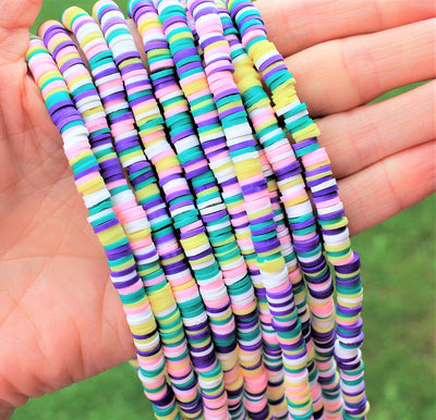 1 Strand of 6mm Polymer Clay Katsuki Beads ~ Candy Mix ~ approx. 290-320 beads