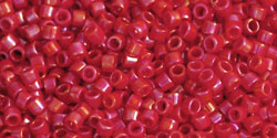 TOHO Cylinder Beads 11/0 ~ 5g ~ Opaque-Rainbow Cherry