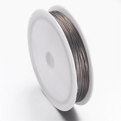 The Bead Store 0.45mm Tiger Tail Beading Wire ~ Light Grey ~ approx. 50 metres