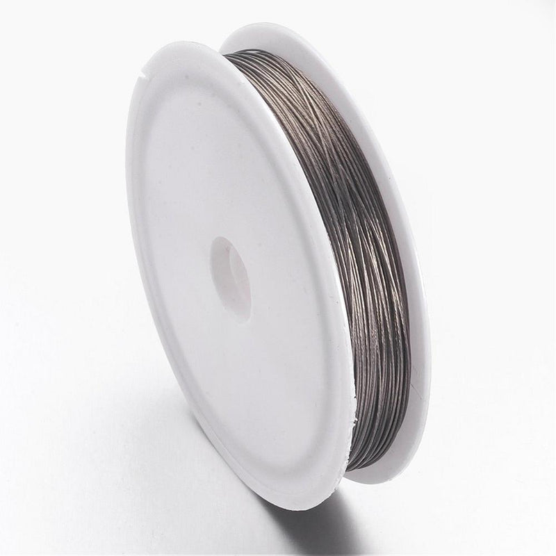 The Bead Store 0.45mm Tiger Tail Beading Wire ~ Light Grey ~ approx. 50 metres