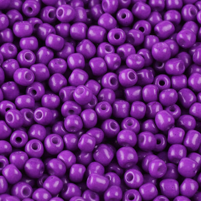 The Bead Store 3mm Seed Beads ~ 20g ~ Opaque Purple 