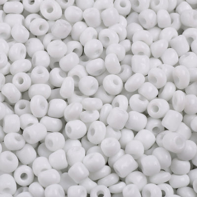The Bead Store 4mm Seed Beads 20g White