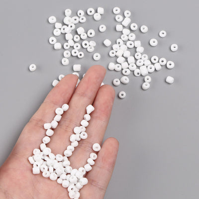 The Bead Store 4mm Seed Beads 20g White
