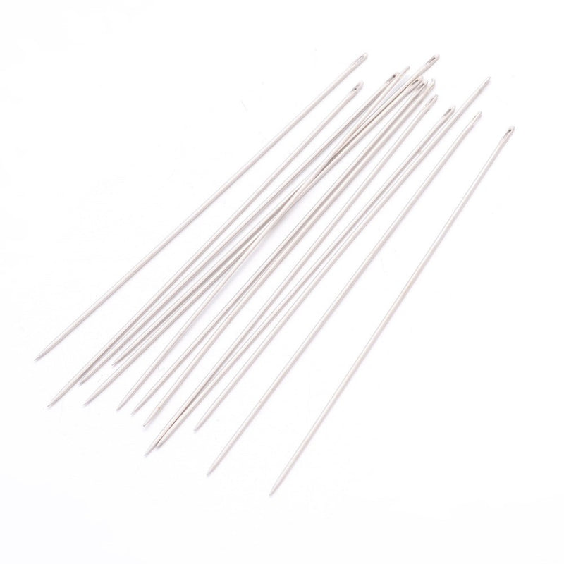 The Bead Store 75x0.7mm Steel Beading Needles Pack of 4