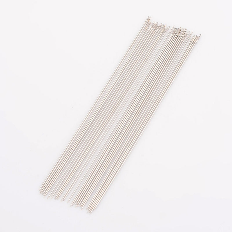 The Bead Store 79x0.4mm Steel Beading Needles Pack of 5