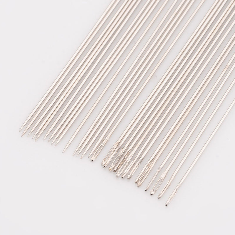 The Bead Store 79x0.4mm Steel Beading Needles Pack of 5