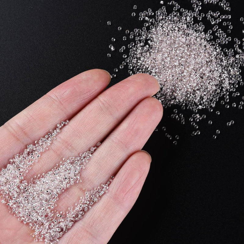 The Bead Store MGB Matsuno Seed Beads Size 15/0 Silver Lined Pale Pink