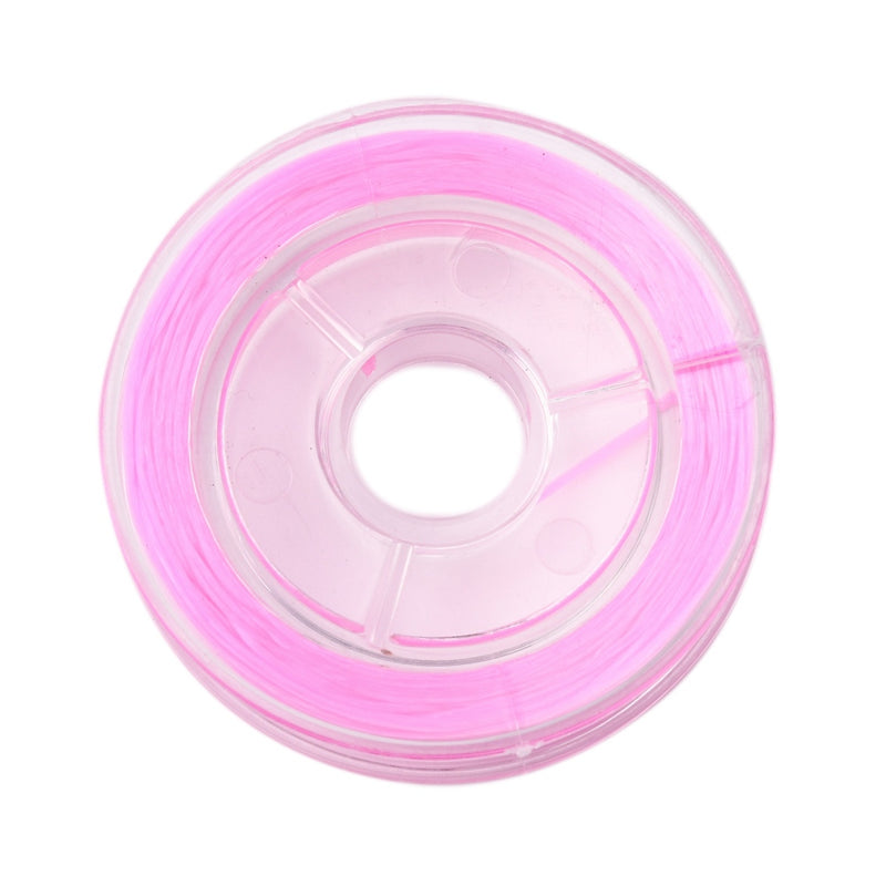The Bead Store Strong and Stretchy Beading Elastic Cord Pink ~ approx. 10m