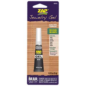 Zap Gel Jewellery Super Glue ~ 3 gram tube