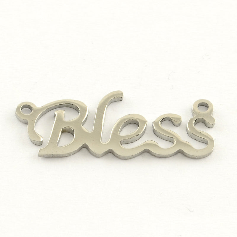 Stainless Steel Bless Connector ~ 24x10mm