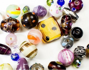 200g of Glass Metal Beads