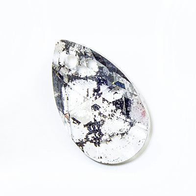 Swarovski Crystal Pear Pendant ~ 16mm ~ Crystal Rose Patina