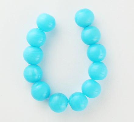 150 x Round Glass Beads ~ 4mm ~ Sky Blue
