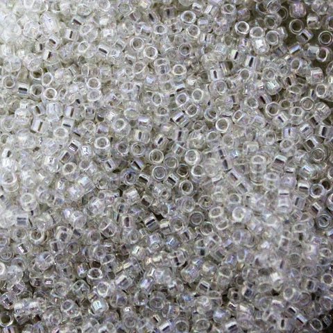 TOHO Cylinder Beads ~ 5g ~ Trans-Rainbow Crystal