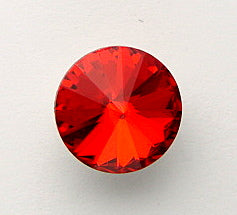 Swarovski Crystal Round Rivoli Stone ~ 12mm ~ Light Siam