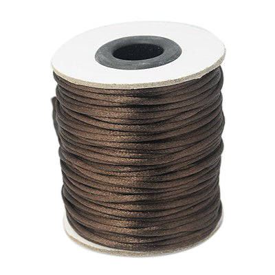 2mm Brown  Nylon Thread - Sold by the metre