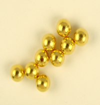 10 Gold Plated Memory Wire End Caps ~ 3mm