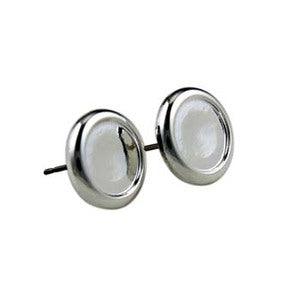 Ear Studs ~ Cup for 6mm Cabochon ~ 1 Pair