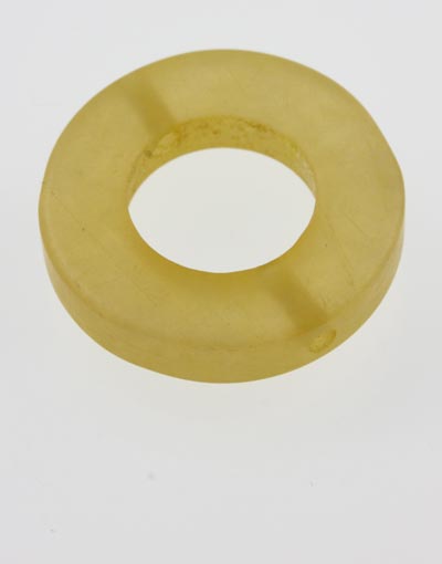 10 x Resin Ring Beads ~ Yellow