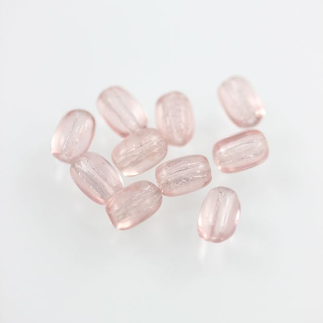Czech Glass Rice Beads ~ 6-4mm ~ Rosaline ~ Bag of 20