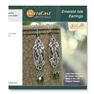 TierraCast Quick Kit ~ Emerald Isle Earrings
