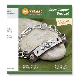 TierraCast Quick Kit ~ - Spiral Tagged Bracelet