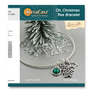 TierraCast Quick Kit ~ Xmas Tree Bangle