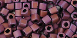 TOHO 3mm Cube Beads ~ 10g ~ Matte-Colour Mauve Mocha