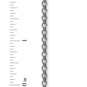 TierraCast Brass Ladder Chain ~ 6 x 3.5mm ~ Antique Silver ~ Sold per inch