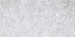 TOHO Cylinder Beads ~ 5g ~ Transparent Crystal