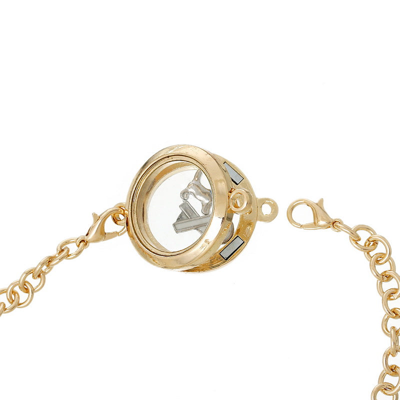 Floating Locket Bracelet ~ Gold Plated ~ 24cm